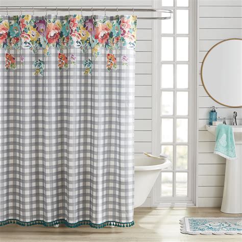 lady shower curtain|pioneer woman shower curtain walmart.